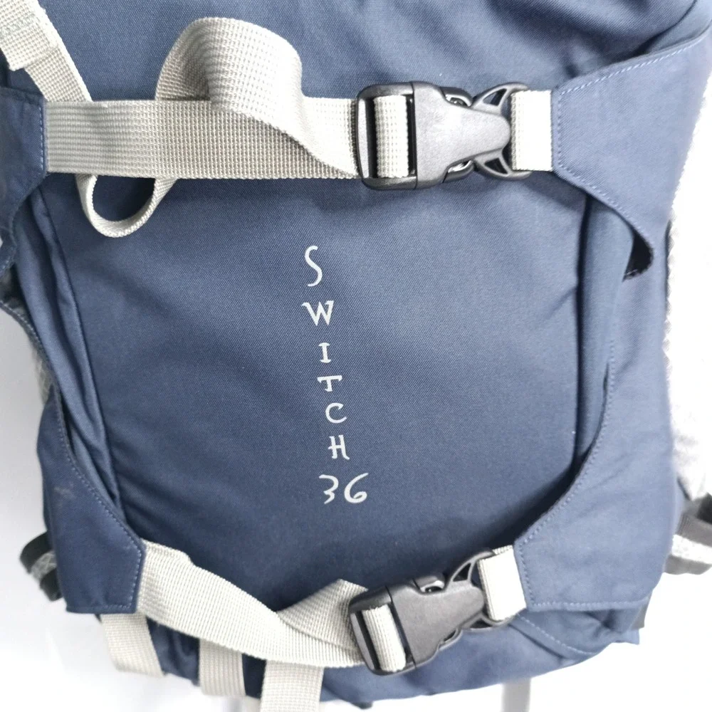 Osprey Switch 36 Backcountry Ski Snowboard Backpack Navy Blue Black s12